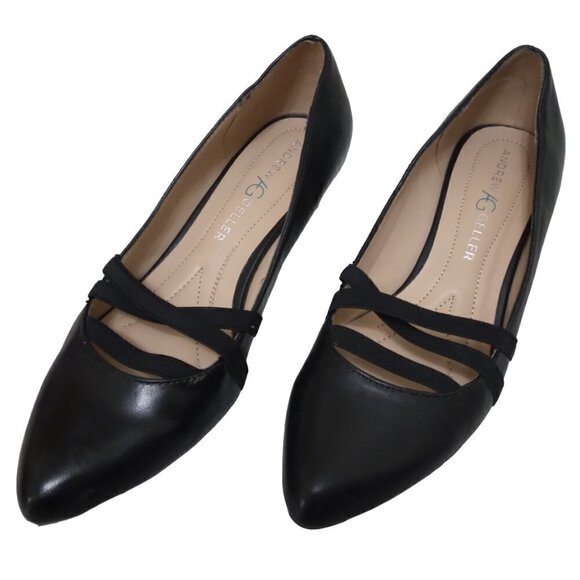 Andrew Geller | “Orella”  Black Dress Pump | Size 8.5 - Picture 1 of 12